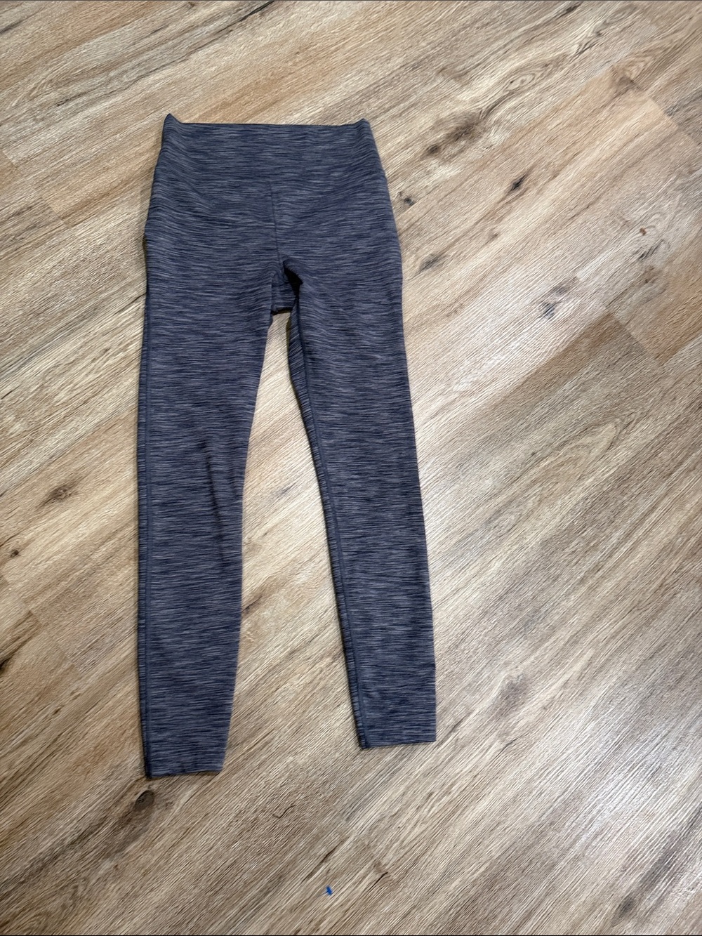 Outdoor Voices Charcoal Space-Dye High-Rise Leggings